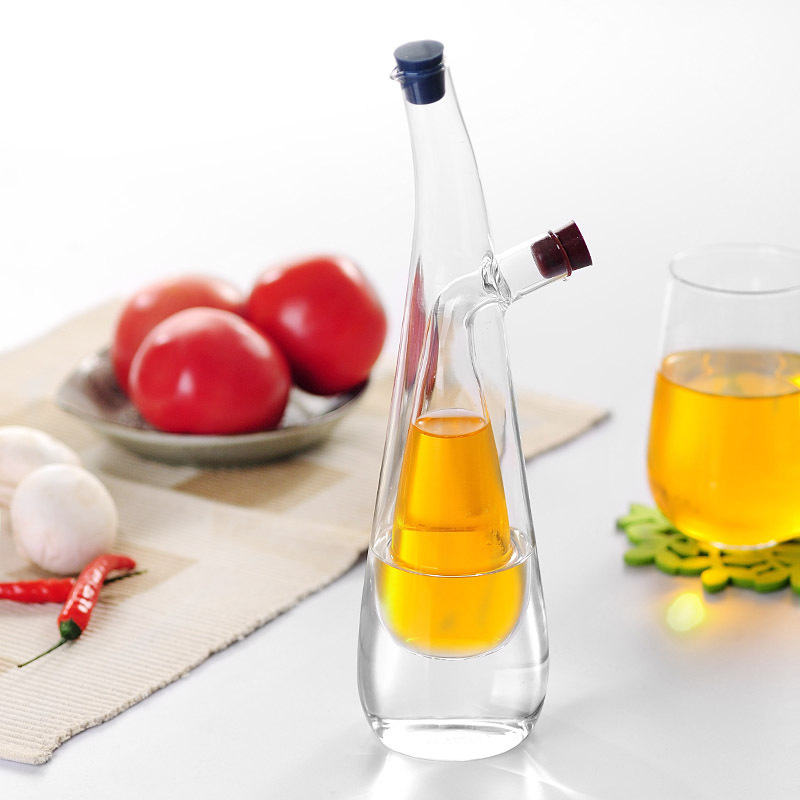 Oil vinegar bottle, sesame oil bottle, kitchen supplies, soy sauce sesame oil vinegar bottle, oil control bottle, heat-resistant glass oil bottle