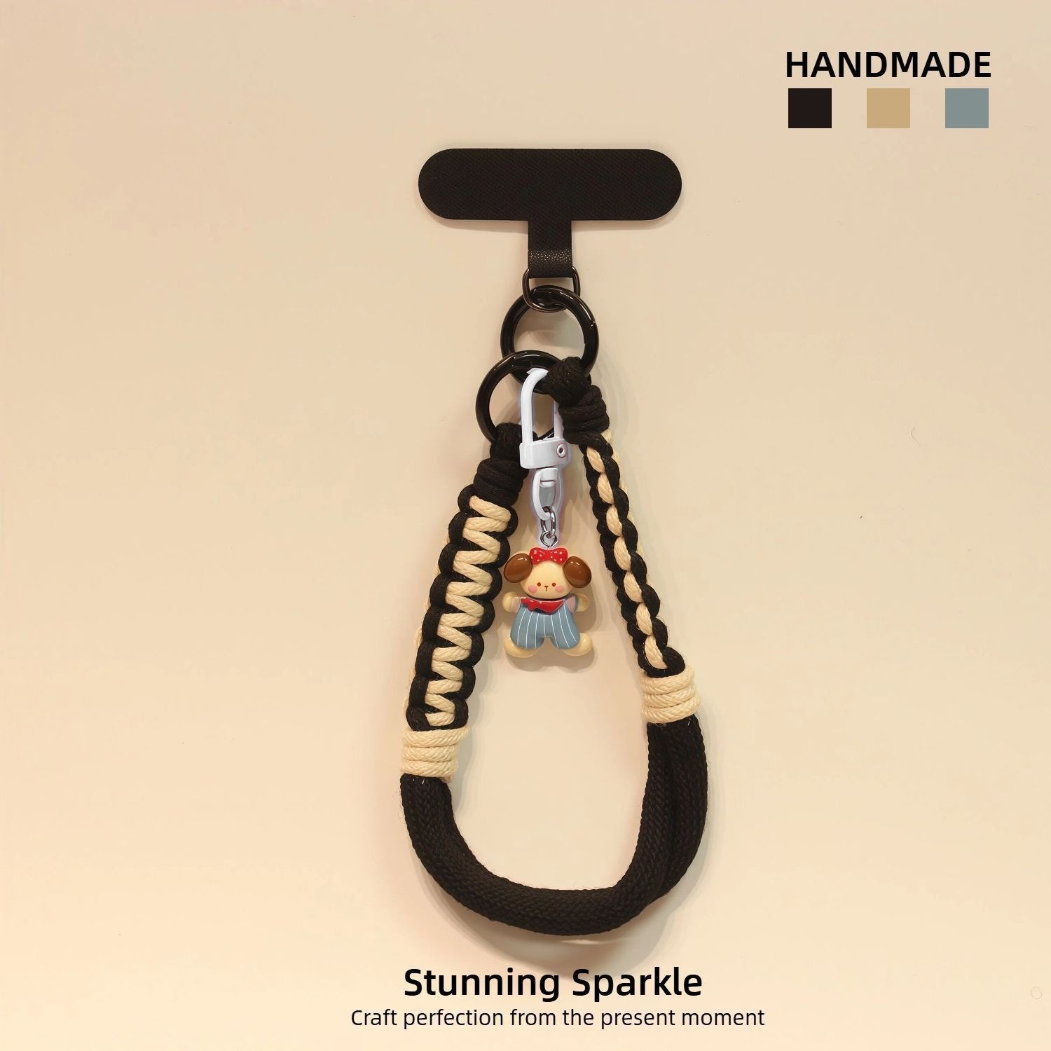 Puppy Capybara Phone Short Lanyard Universal Phone Case Anti-Loss Wrist Strap Pendant Wrist Strap