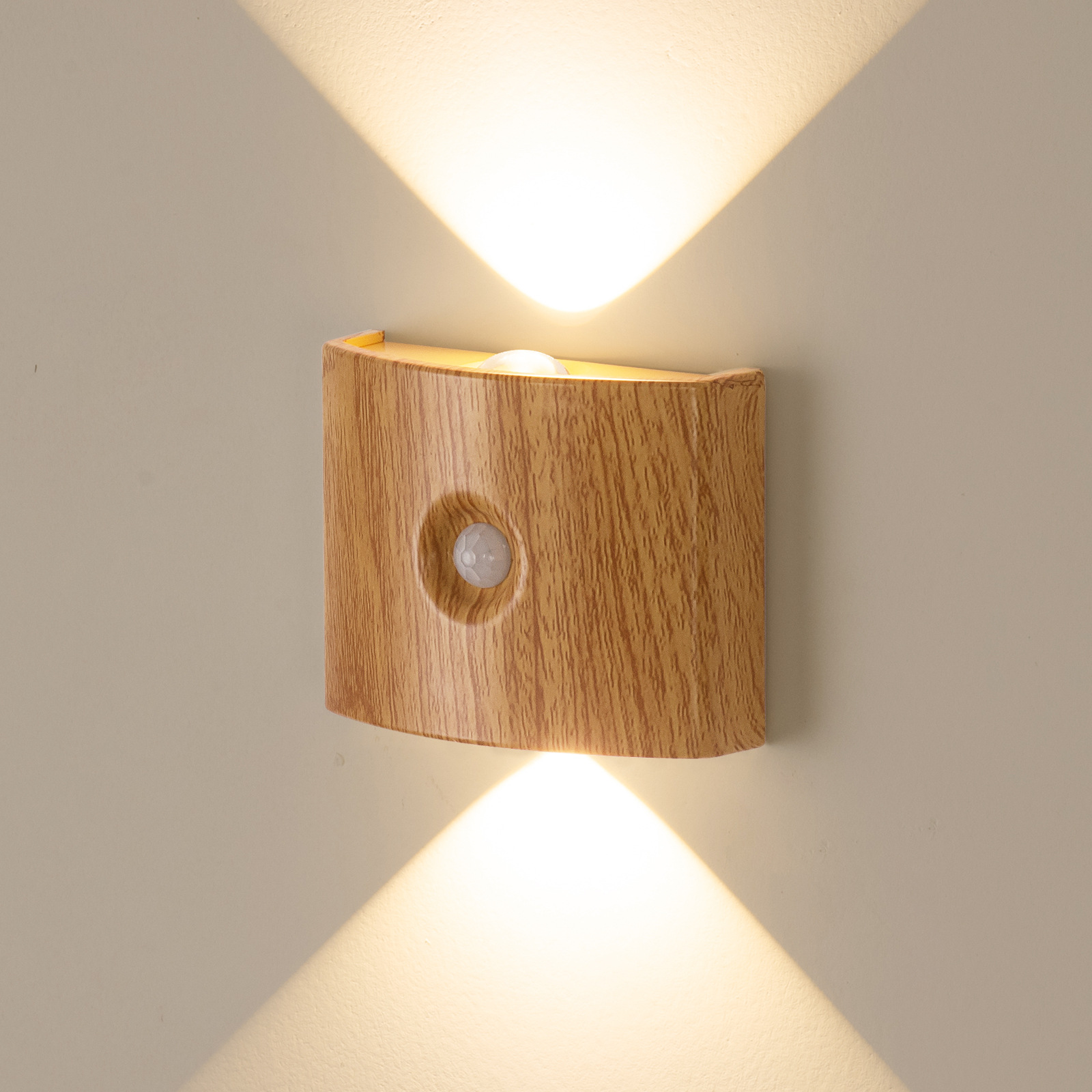 Bedroom Bedside Atmosphere Wall Light Charging LED Magnetic No Drilling No Wiring Human Body Induction Light