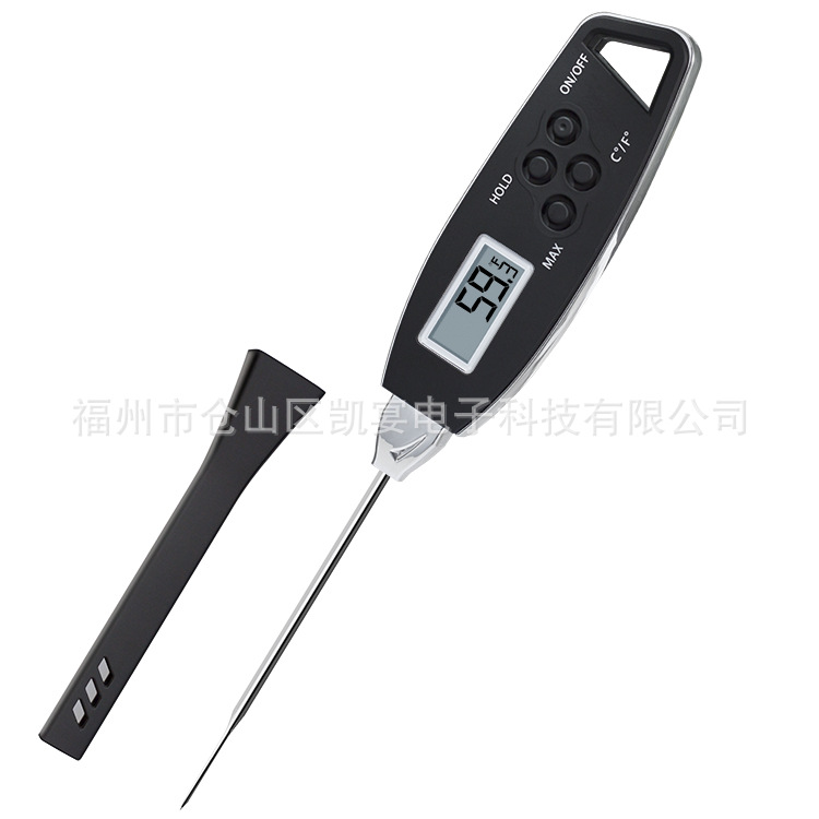 Kitchen Waterproof Thermometer Quick Temperature Measurement Meat BBQ Fork Magnetic Hanging Milk Water Thermometer