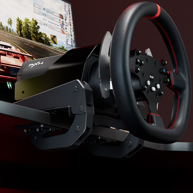 Laisida V10 Ultra Racing Game Steering Wheel Compatible PS4 Switch Game Console Car Simulator