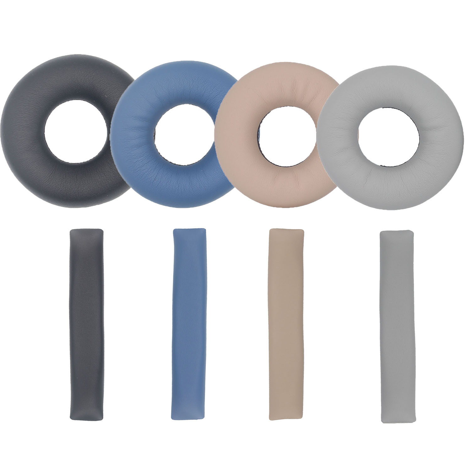 For Sony WH-CH520 headphone cover protective cover ch520 ear pads protein leather sponge cover headband