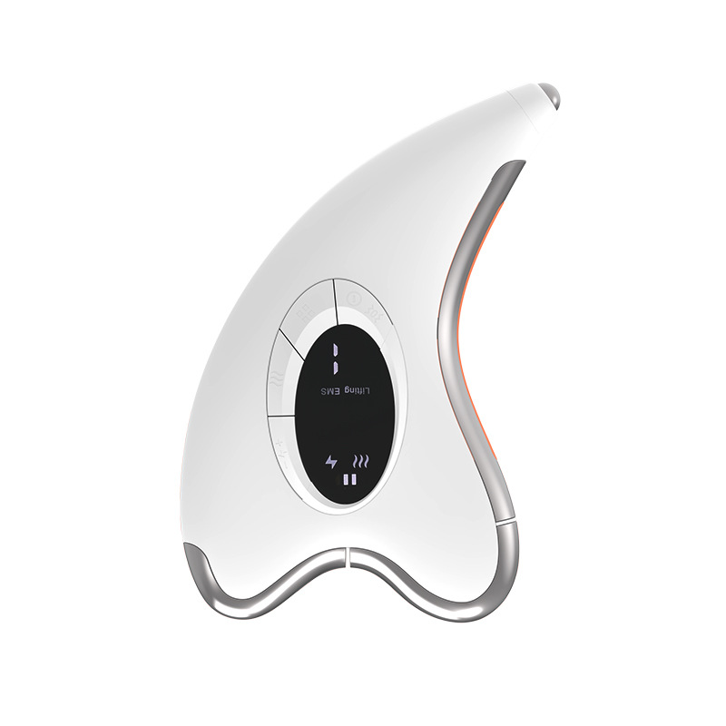 EMS Facial Massager Electric Scraping Board Heating Vibration Beauty导入仪 Facial Tightening and Lifting Scraping Device