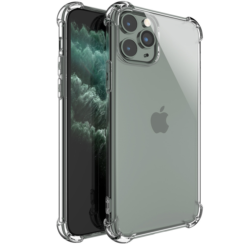 Suitable for iPhone 17 Pro Max Airbag Anti-Fall 14 Phone Case Apple 16 Transparent Silicone Protective Case 15 Plus