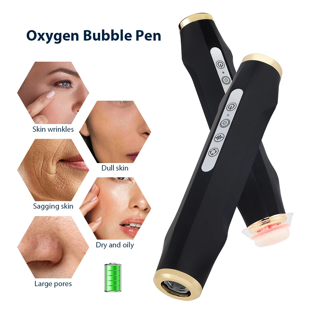 Oxygen Facial Deep Bubble Device Living Water Bubble Set Clean Hydrogen Oxygen Small Bubble Firming Beauty Device