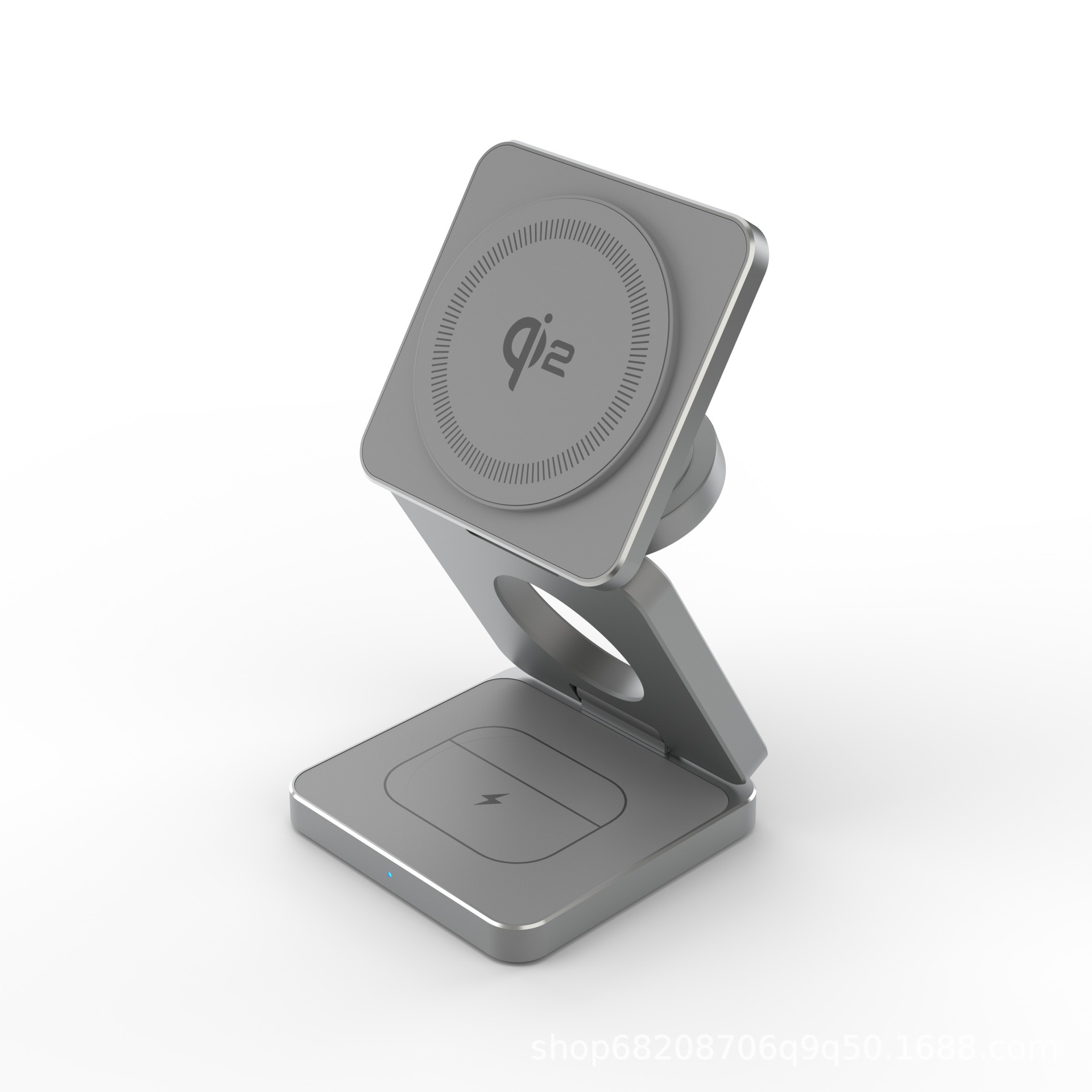 iw30Pro-Qi2 Version 3-in-1 Magnetic Foldable Wireless Charger for Apple Phones, Earphones