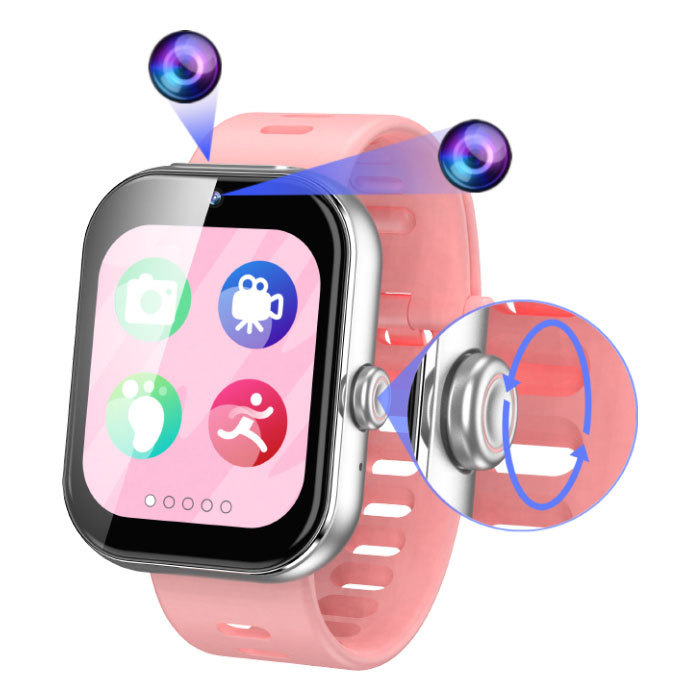 Front and Rear Dual Camera Educational Game Children's Smart Waterproof Watch