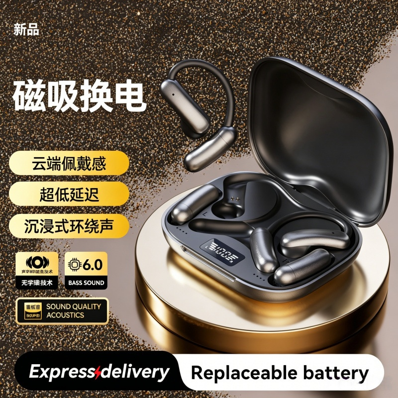 AI Smart Translation Bluetooth Headphones M143 Real-time Simultaneous Interpretation 2026 New Bluetooth Headphones
