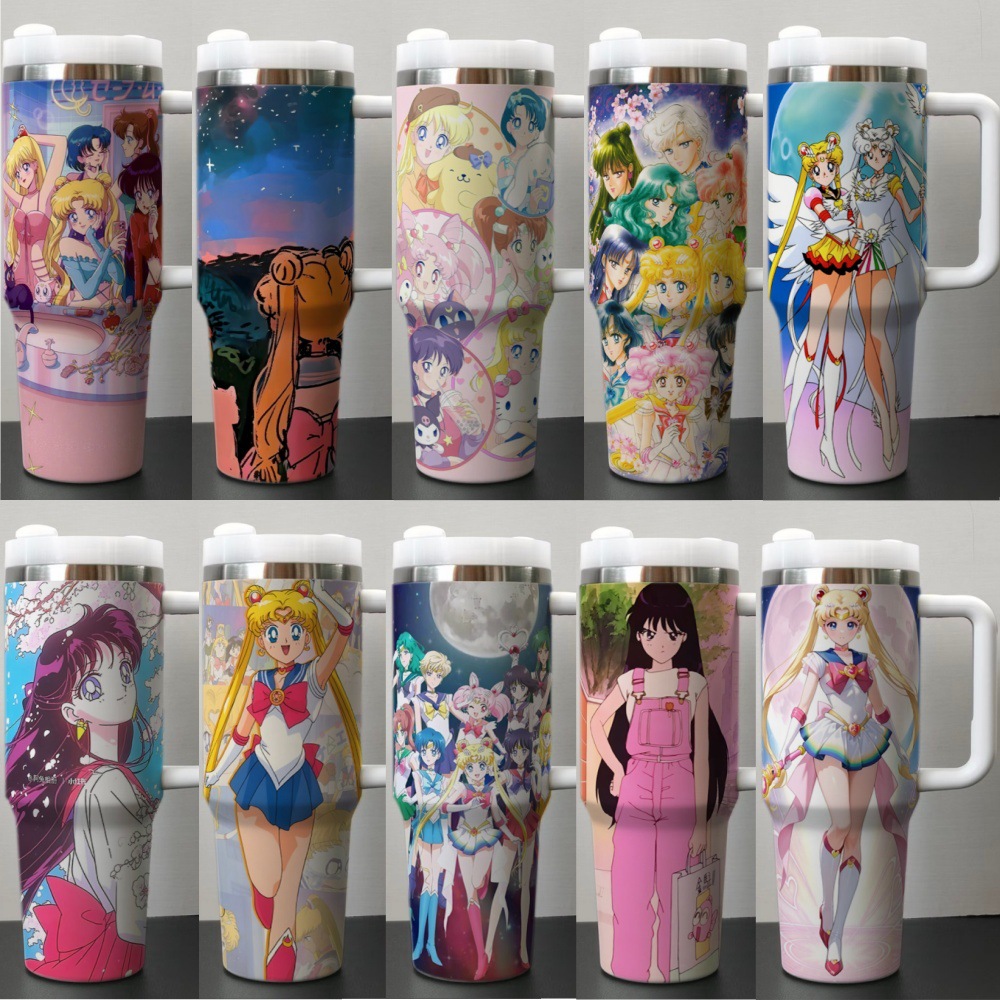 40oz car cup Sailor Moon stainless steel ice霸 cup tumbler thermal cup