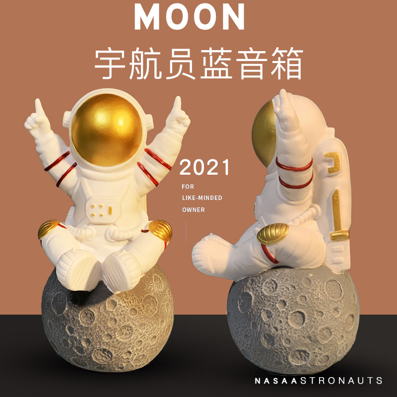 Astronaut Bluetooth speaker new gift cartoon birthday gift home ornament audio Y-588