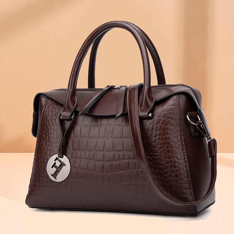 2026 new handbag crocodile pattern pillow bag women's bag shoulder bag