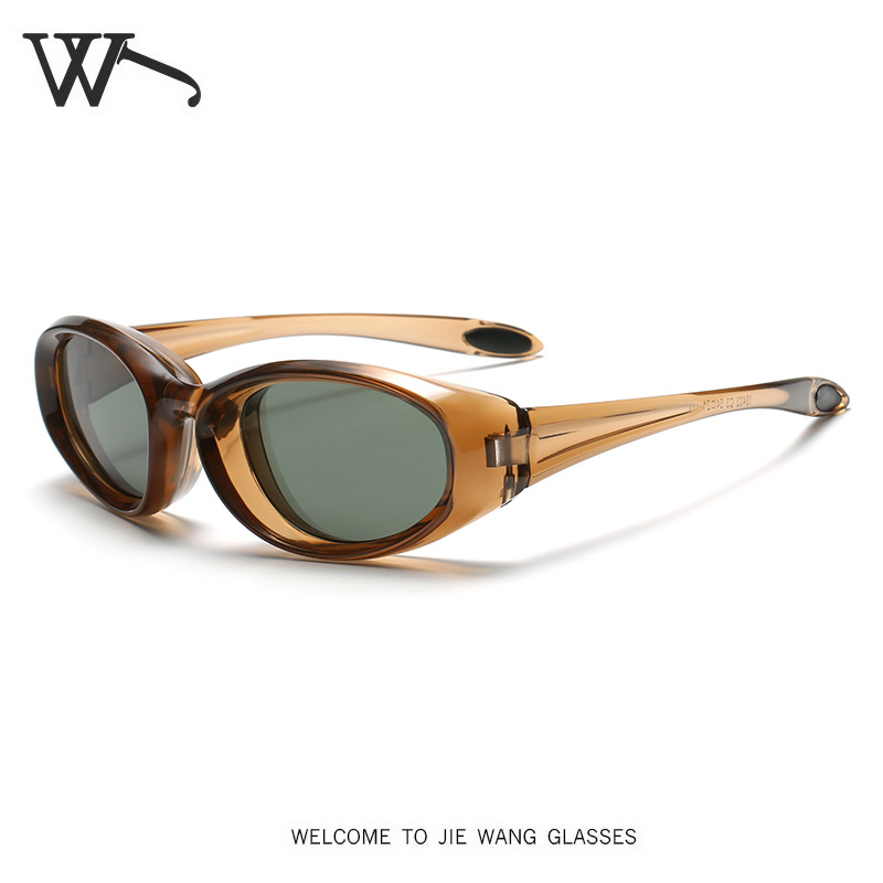 New Outdoor Hiking Cycling Sports Windproof Sunglasses Plain Face Sunglasses for Men and Women