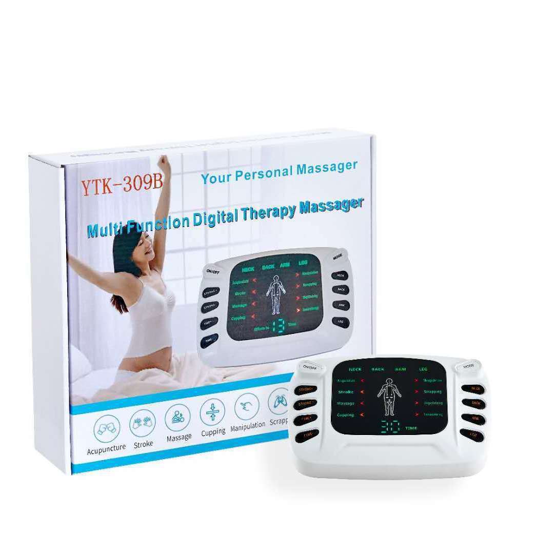 Multifunctional EMS foot massager home digital electrode pad mini pulse cervical physiotherapy patch