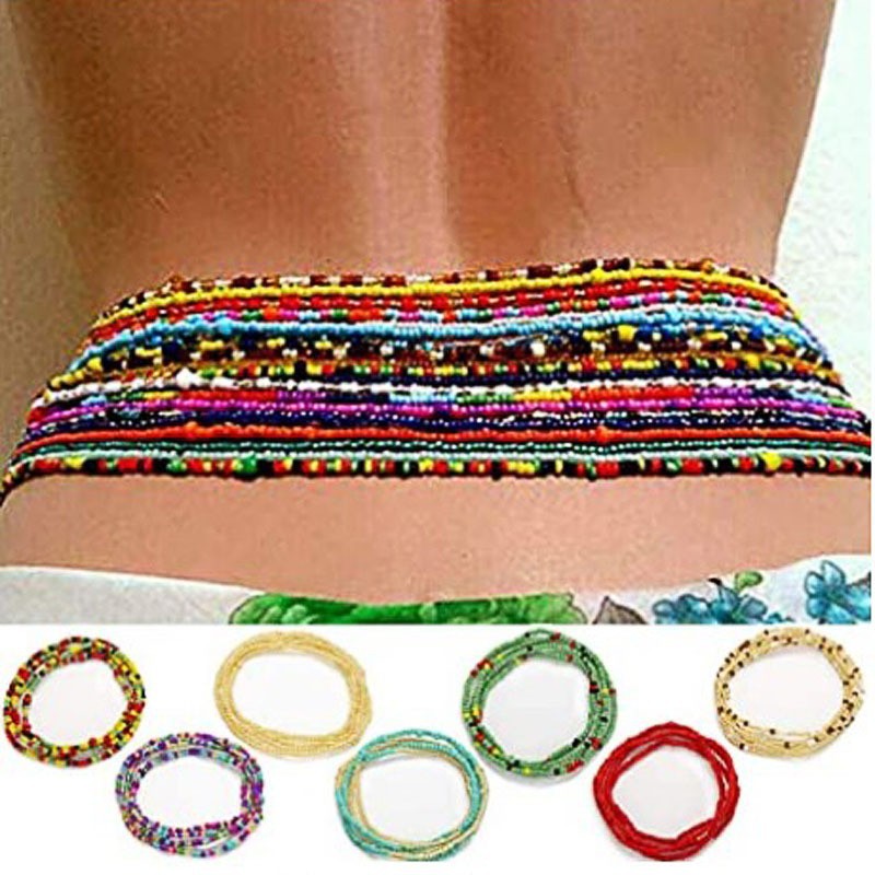 Beach Chain Bikini Chain Sexy Belly Handmade Bead Waist Chain Jewelry Waist Bead Chain