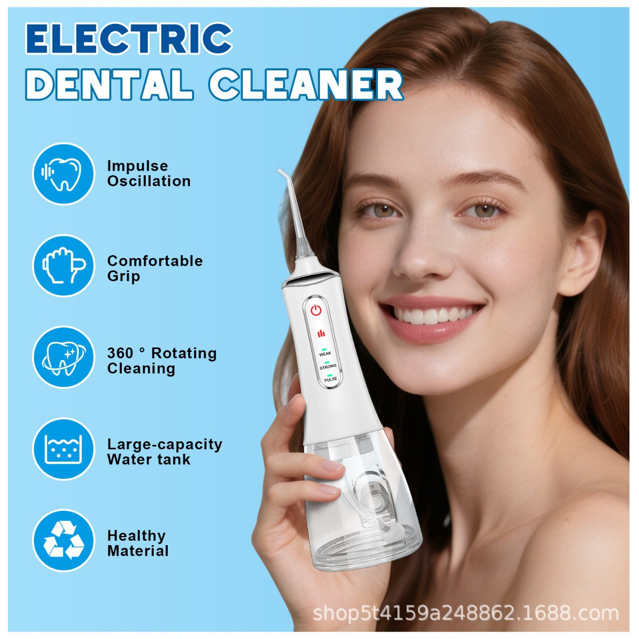 Electric toothbrush water flosser teeth cleaning machine teeth cleaning device residual between teeth dental floss oral teeth whitening device