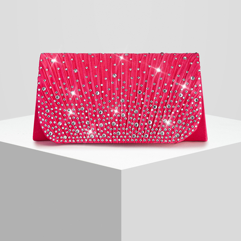New Women's Shiny Rhinestone Evening Bag Evening Bag Wedding Bag Banquet Bag Clutch Crossbody Bag