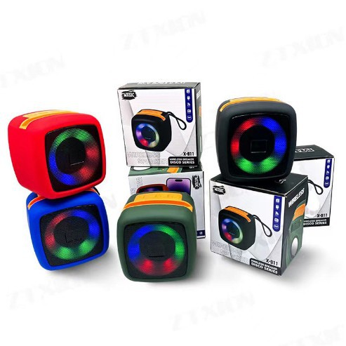 New Colorful X-911 Speaker + Stand Bluetooth Speaker Wireless Mini Outdoor Portable Handheld Subwoofer High Pitch