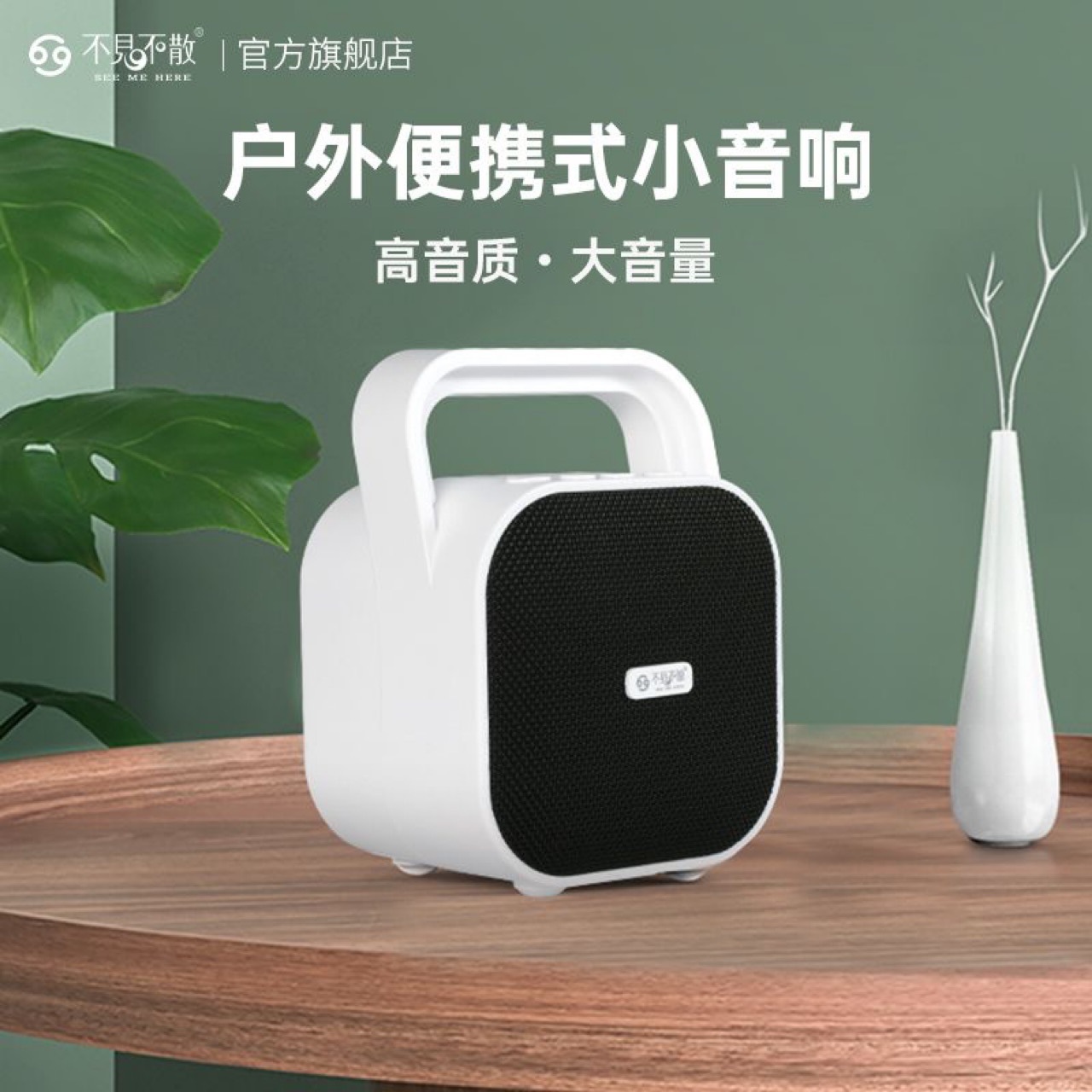 BUBUJIAN SAN BV670 Bluetooth Speaker Portable Handle Small Audio Media Square Dance High Power Subwoofer