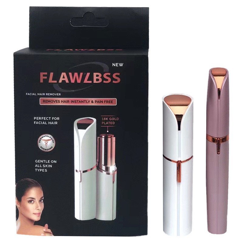 Lipstick-shaped electric shaver, eyebrow trimmer, women's hair remover, USB rechargeable mini hair removal device, hair removal device