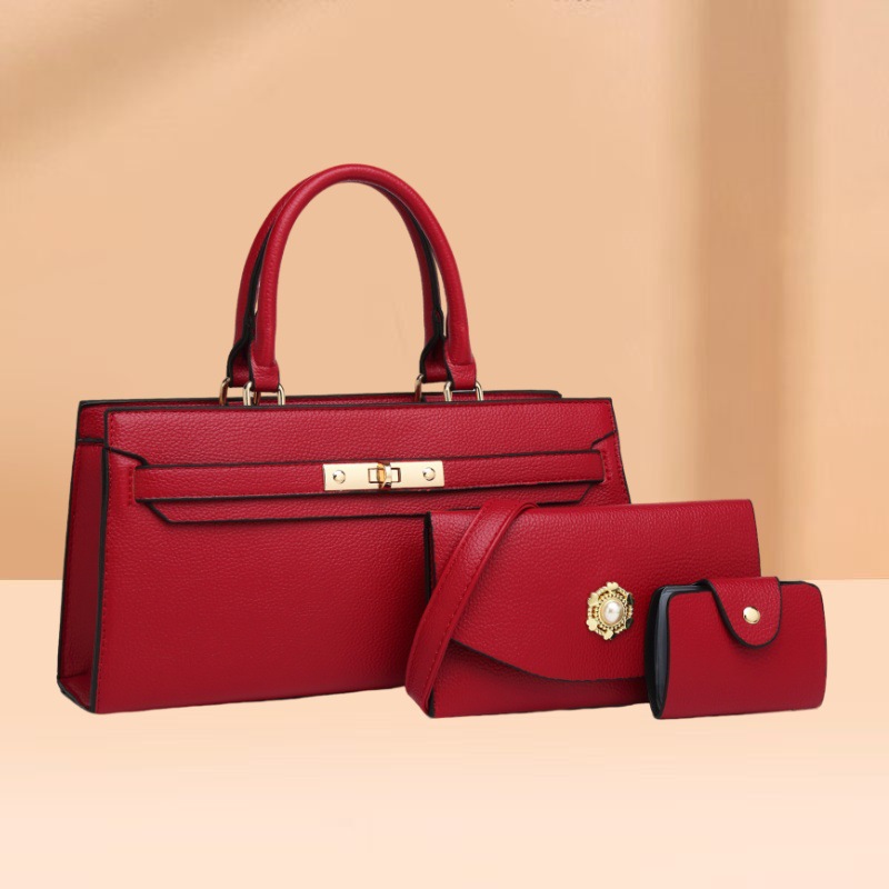2026 women's bag new Kelly bag handbag multi-pocket Birkin shoulder crossbody commuting large bag