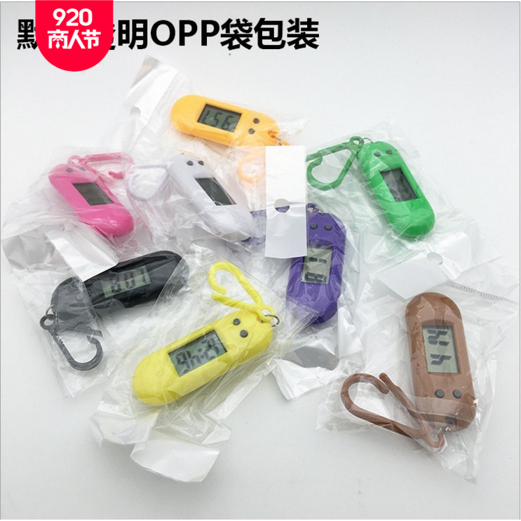 Small student keychain watch promotion backpack oval electronic watch hanging watch timepiece