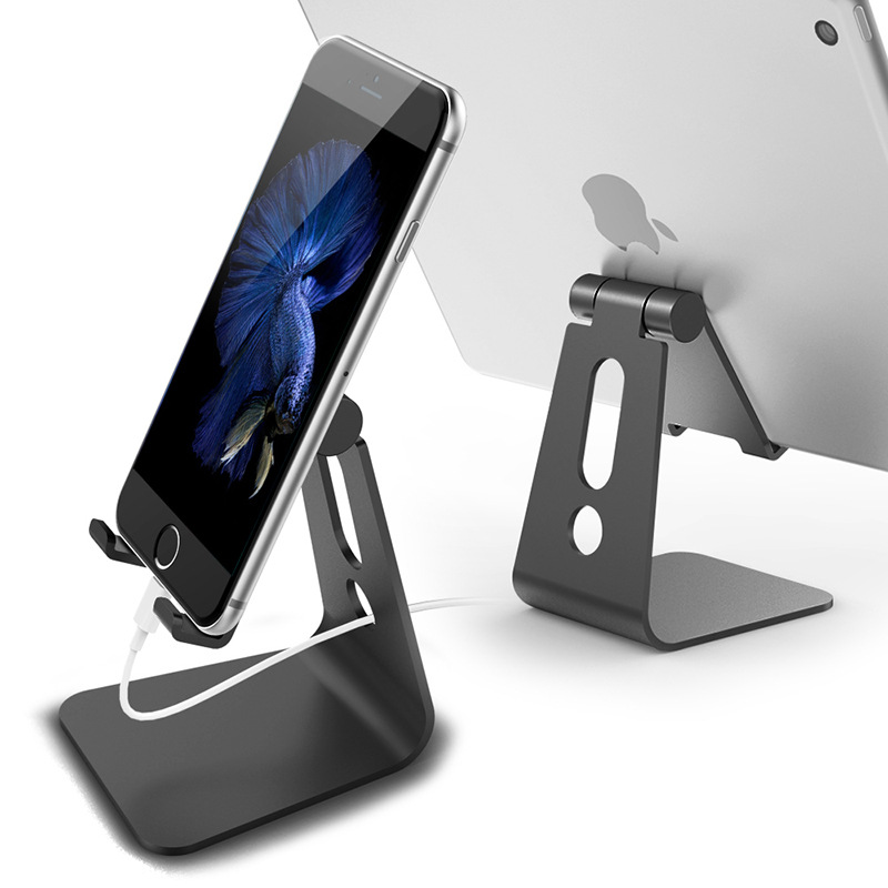 Aluminum alloy folding phone tablet stand portable live streaming lazy tablet universal stand adjustable AS series