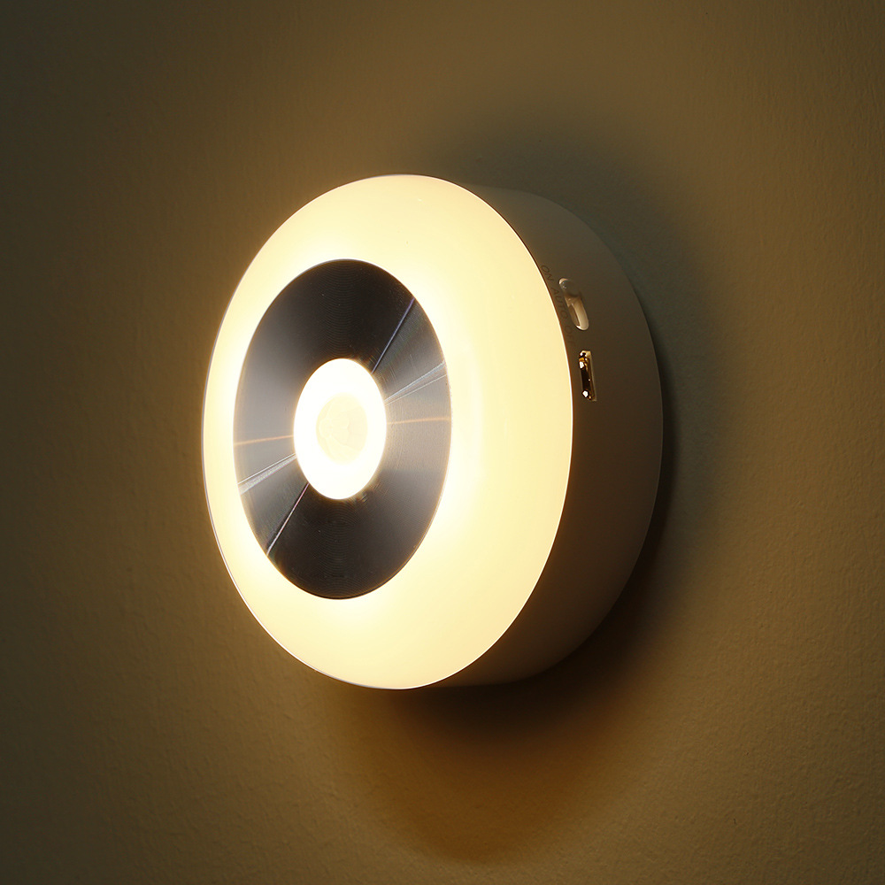 Smart induction night light infrared human body light control cabinet lamp hallway bathroom bedroom bedside lamp desk lamp