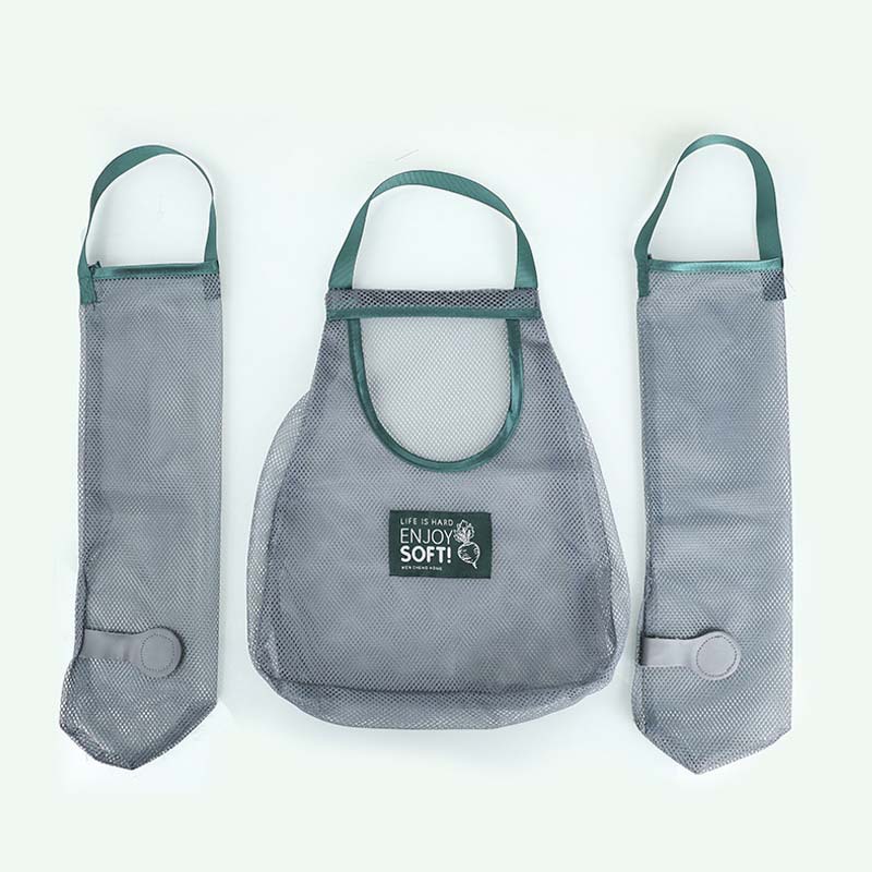 Kitchen Fruit and Vegetable Mesh Storage Bag, Hanging Mesh Bag, Ginger Garlic Onion Storage Bag, Multifunctional Handheld Bag