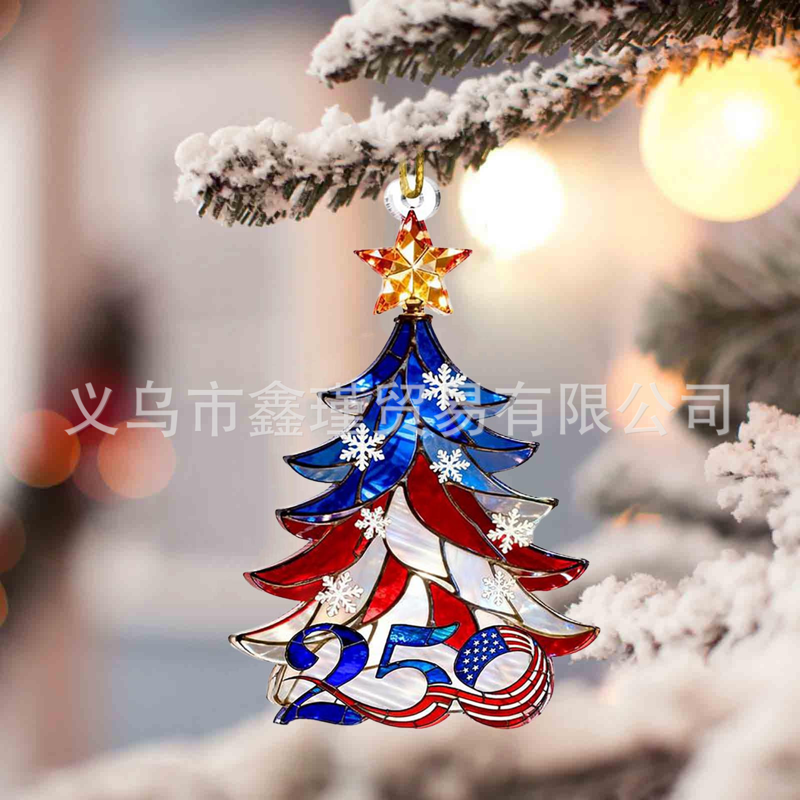 Hanging Decoration Christmas Ornament Acrylic Christmas Tree Holiday Decoration Acrylic 250