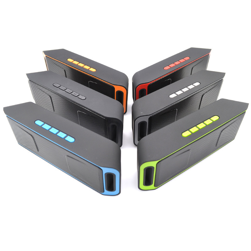SC208 Bluetooth Speaker Mini Card Small Speaker Computer Heavy Bass Outdoor Wireless Dual Speaker Player