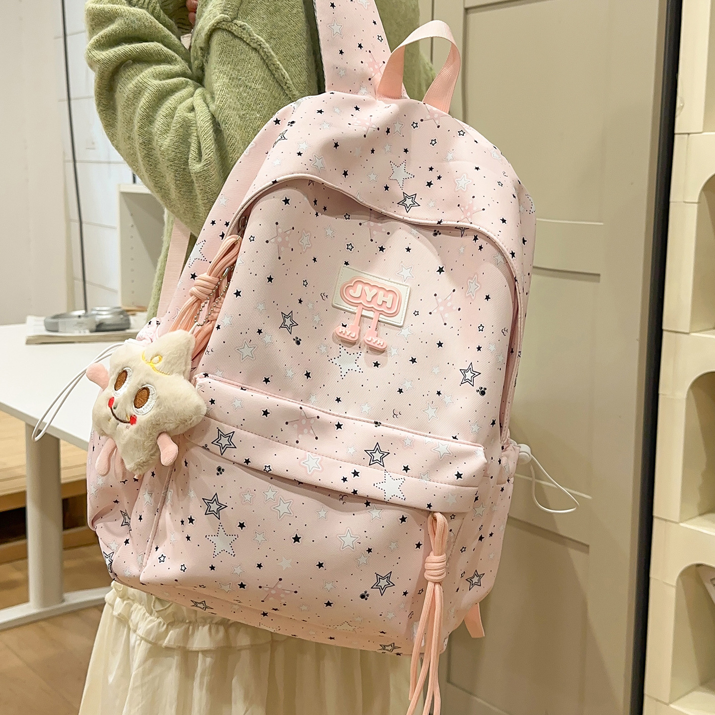 2026 New Small Fresh Girl Backpack Casual Junior High School Student Backpack Travel Backpack