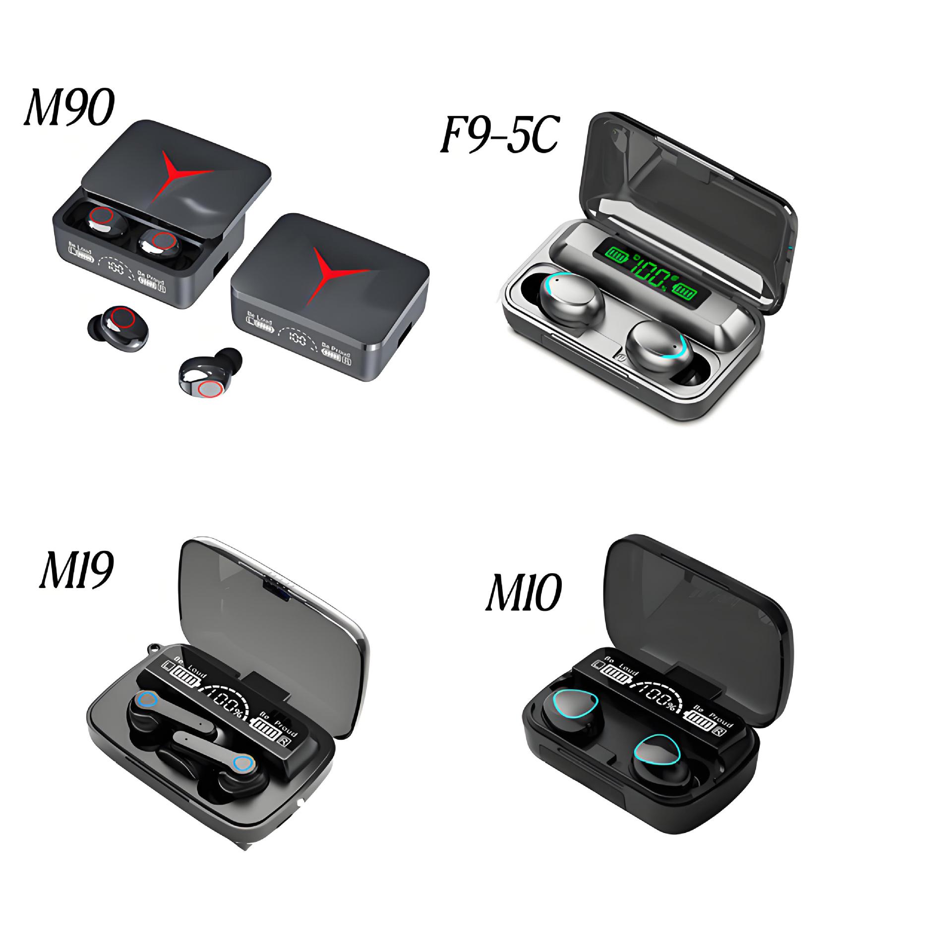 New F9-5C Bluetooth Headset M10 M19 M90 TWS In-ear Wireless Headset Bluetooth