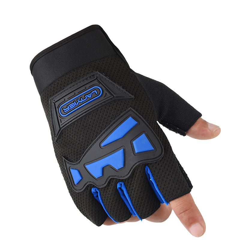 Cycling Fitness Gloves Half Finger Non-slip Tactical Gloves Gym Outdoor Sports Men Women Sunscreen Gloves Wholesale