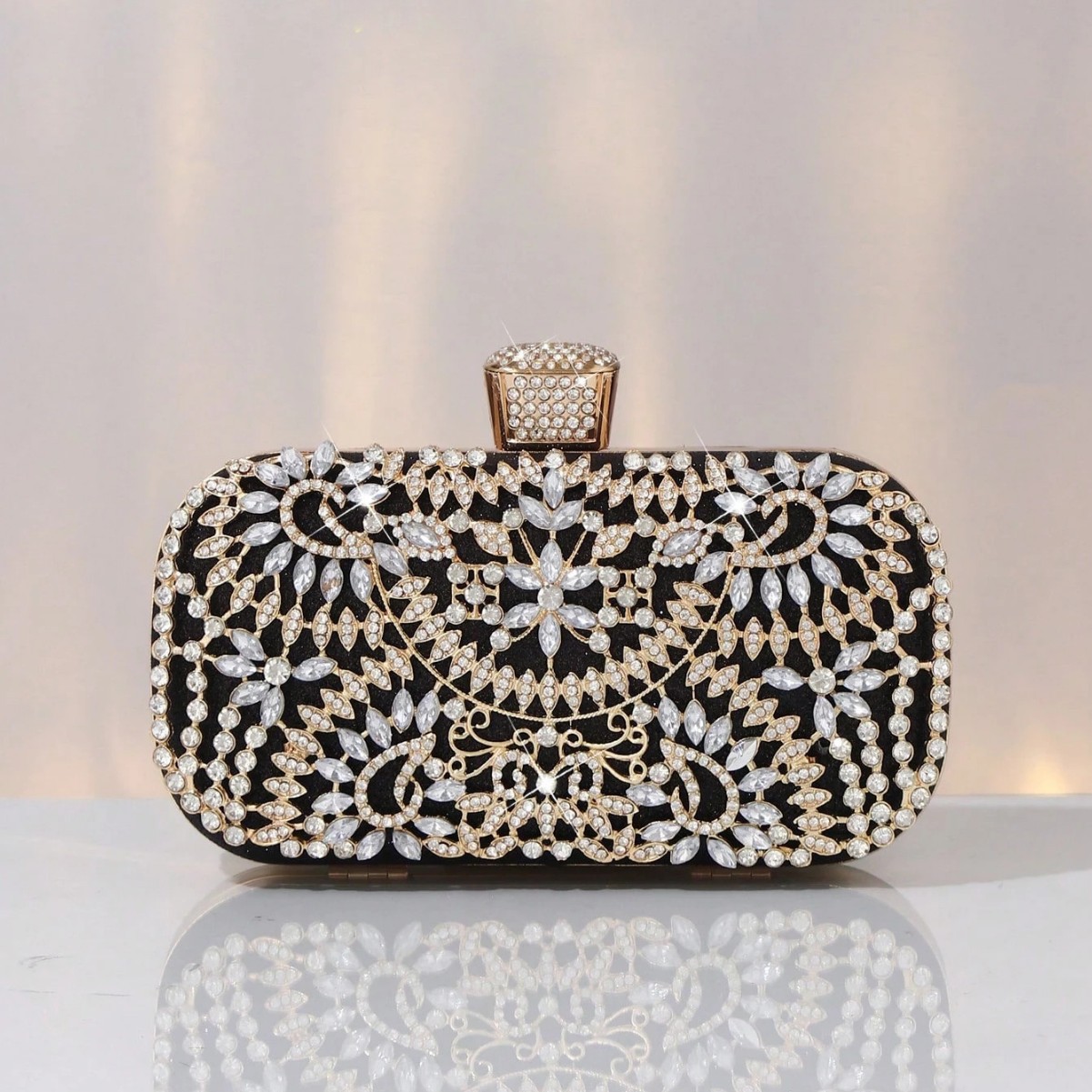 2025 New Evening Bag Women's Banquet Bag Crossbody Handbag Clutch Diamond Banquet Clutch Dress