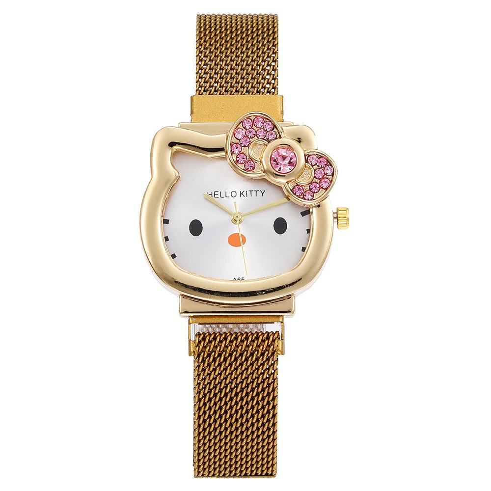 New cute cartoon watch children's watch magnet strap KT boy girl student watch