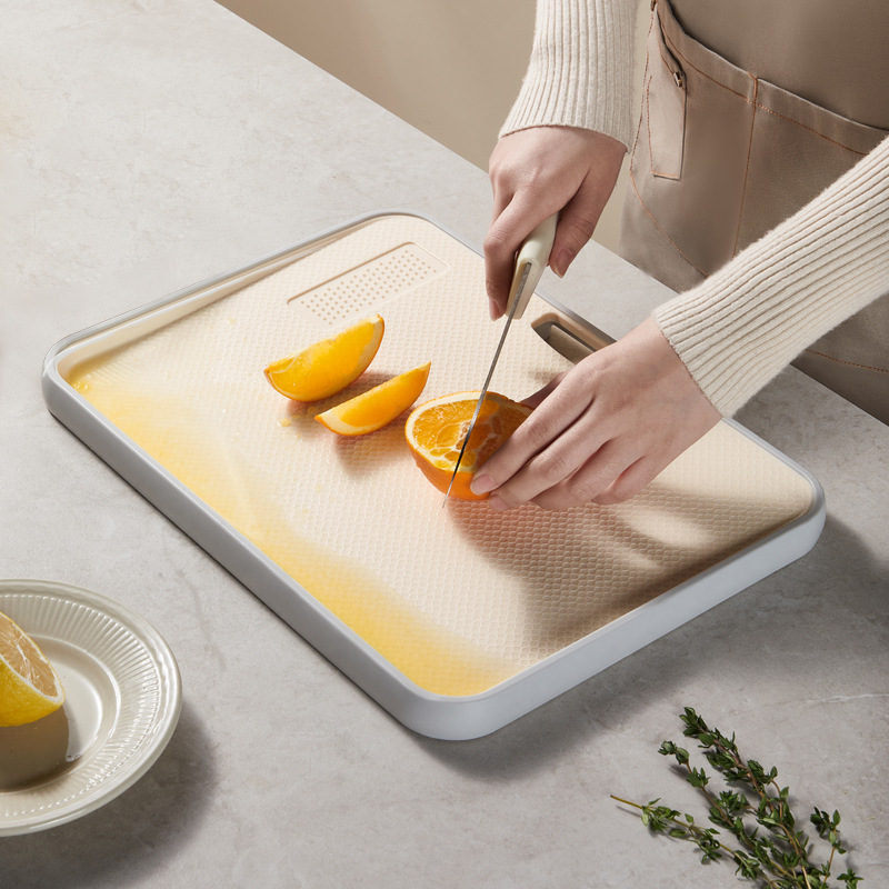 【Hedouc】Kitchen Supplies Cutting Board Chopping Board Home Use Multifunctional Anti-mold Antibacterial Double-sided Chopping Board