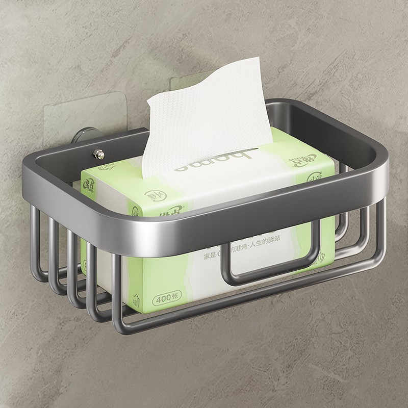 Bathroom tissue box toilet paper storage rack no-drill toilet paper holder bathroom roll paper tissue box