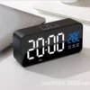 2021 super loud 25 song LED music alarm clock charging clock student clock large character large screen clock