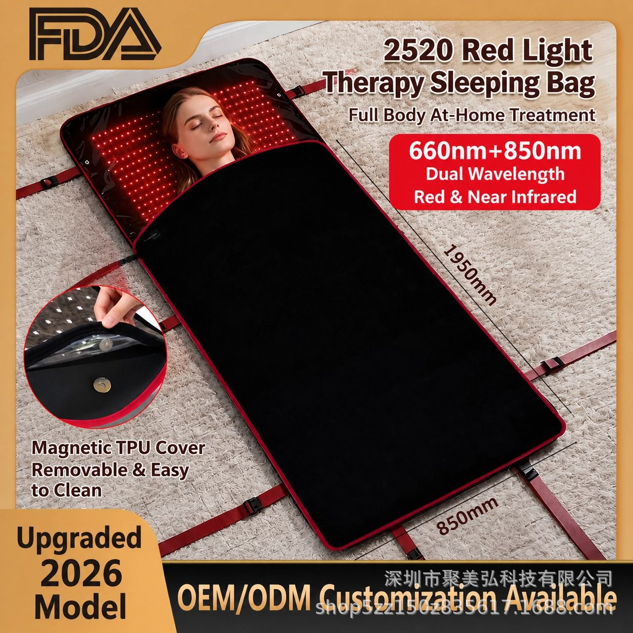 Red Light Therapy Mat Full Body Therapy Bed Mat Home Sleeping Bag Sleeping Mat Back Heat Therapy Infrared Light Therapy Blanket