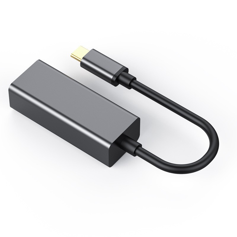 Network Card Type-C to RJ45 Gigabit Ethernet High-speed Network Converter USB to Network Port Supports MAC