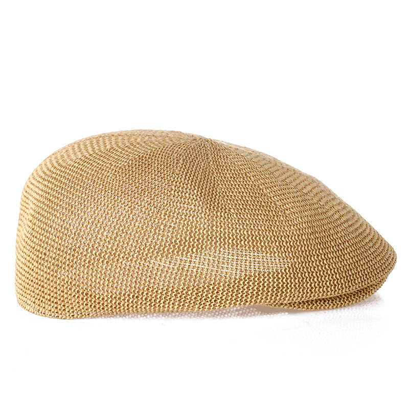 Hat Summer 2020 New Middle-aged and Elderly Breathable Straw Gauze Sun Protection Mesh Visor Hat Forward Cap