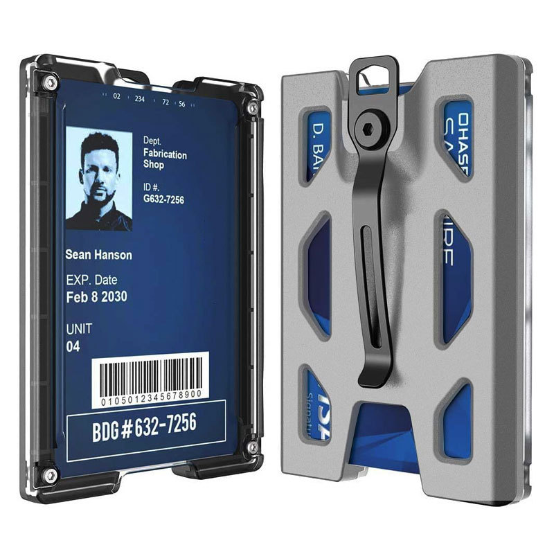 2025 New Lightweight Document Holder Transit Card ID Card Credit Card Transparent Work Badge Holder