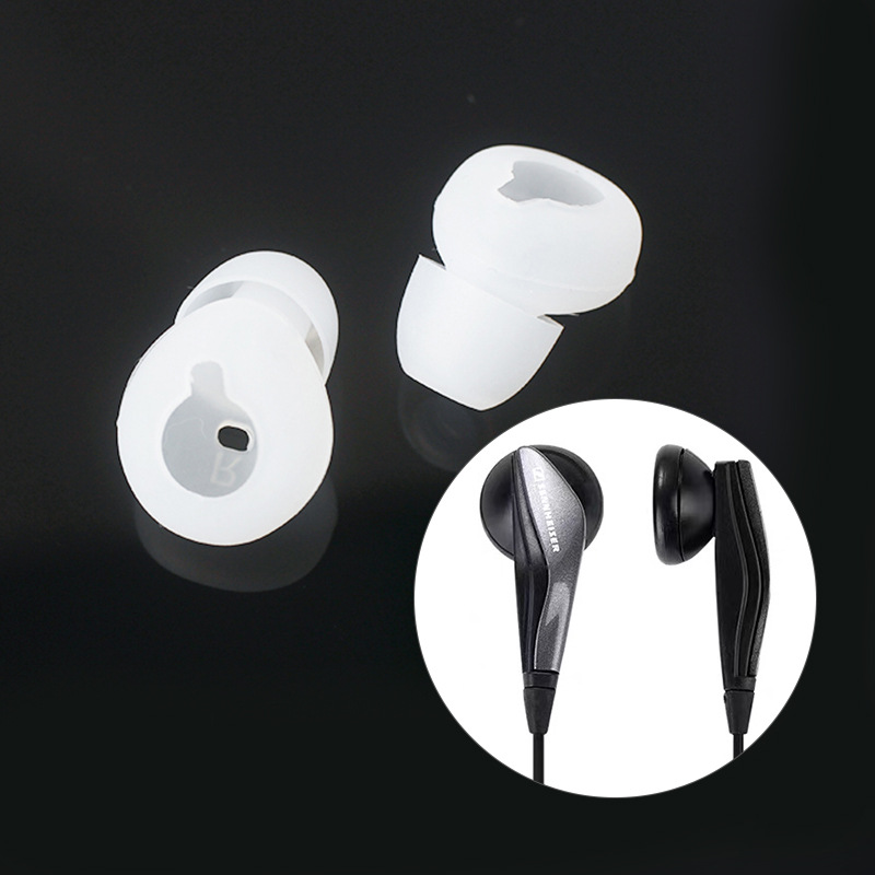 Flat Earbud Bluetooth In-ear Silicone Ear Sleeve Anti-slip Anti-drop Ear Cap Suitable for MX500 PK MX375