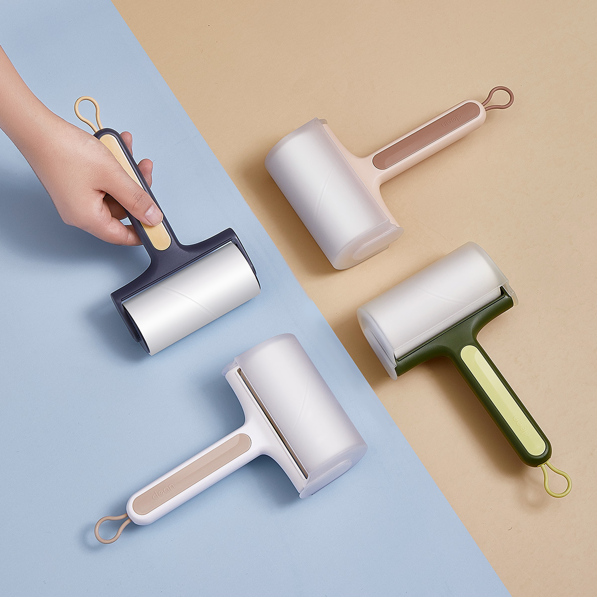 Tearable Lint Roller Sticky Dust Roller Brush Vacuum Lint Remover Hair Removal Clothes Clothing Pet Hair Roller