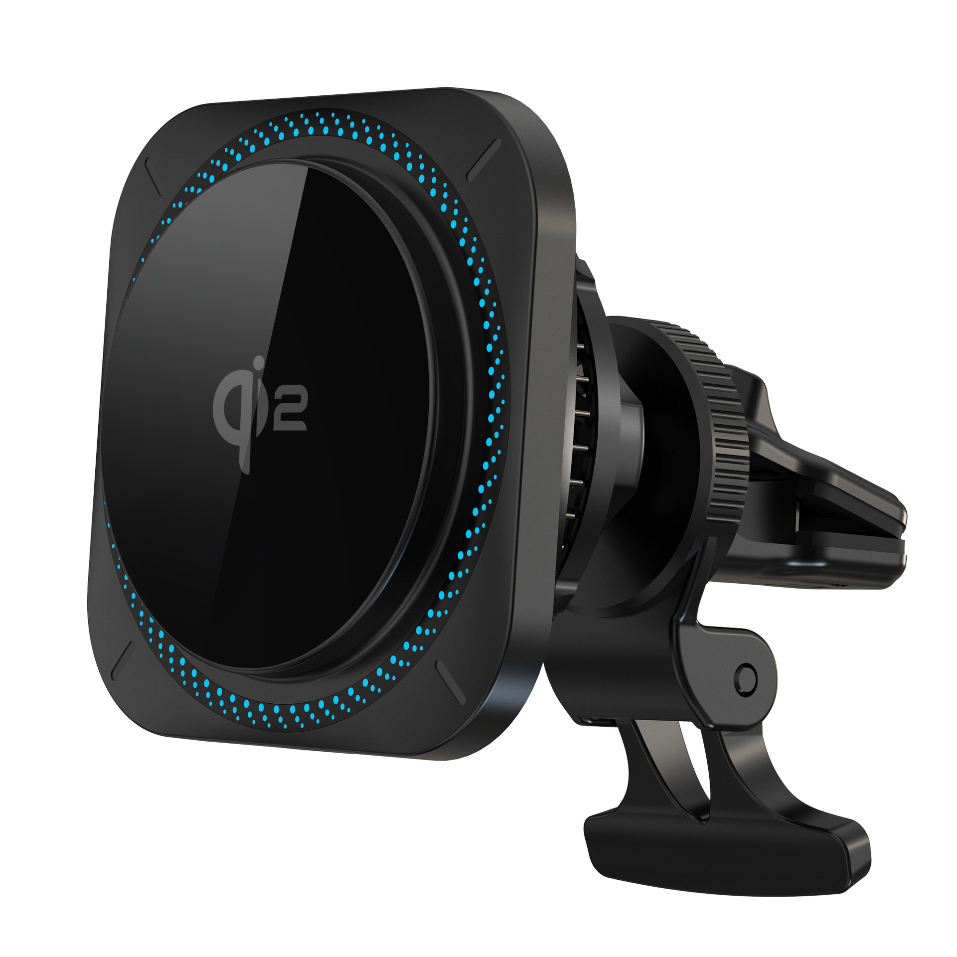 Magnetic semiconductor cooling wireless car charger for Apple iPhone 15/14 series QI2 wireless charger