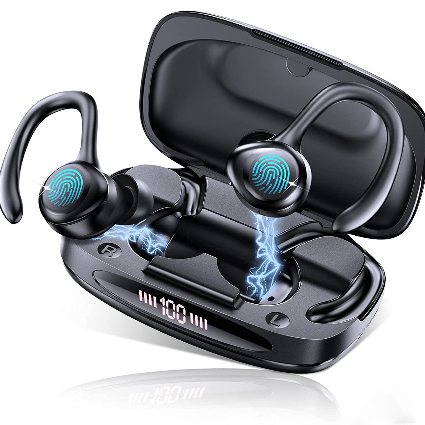 Open-Ear Headphones TWS Dual-Ear Wireless Sports ENC Call Noise Reduction Low Latency Bluetooth Headphones