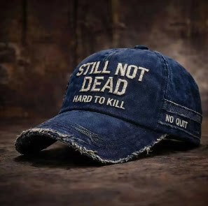 Embroidered Baseball Cap STILLNOTDEAD Visor Hat Outdoor Sports Sun-Protective Men's Hat