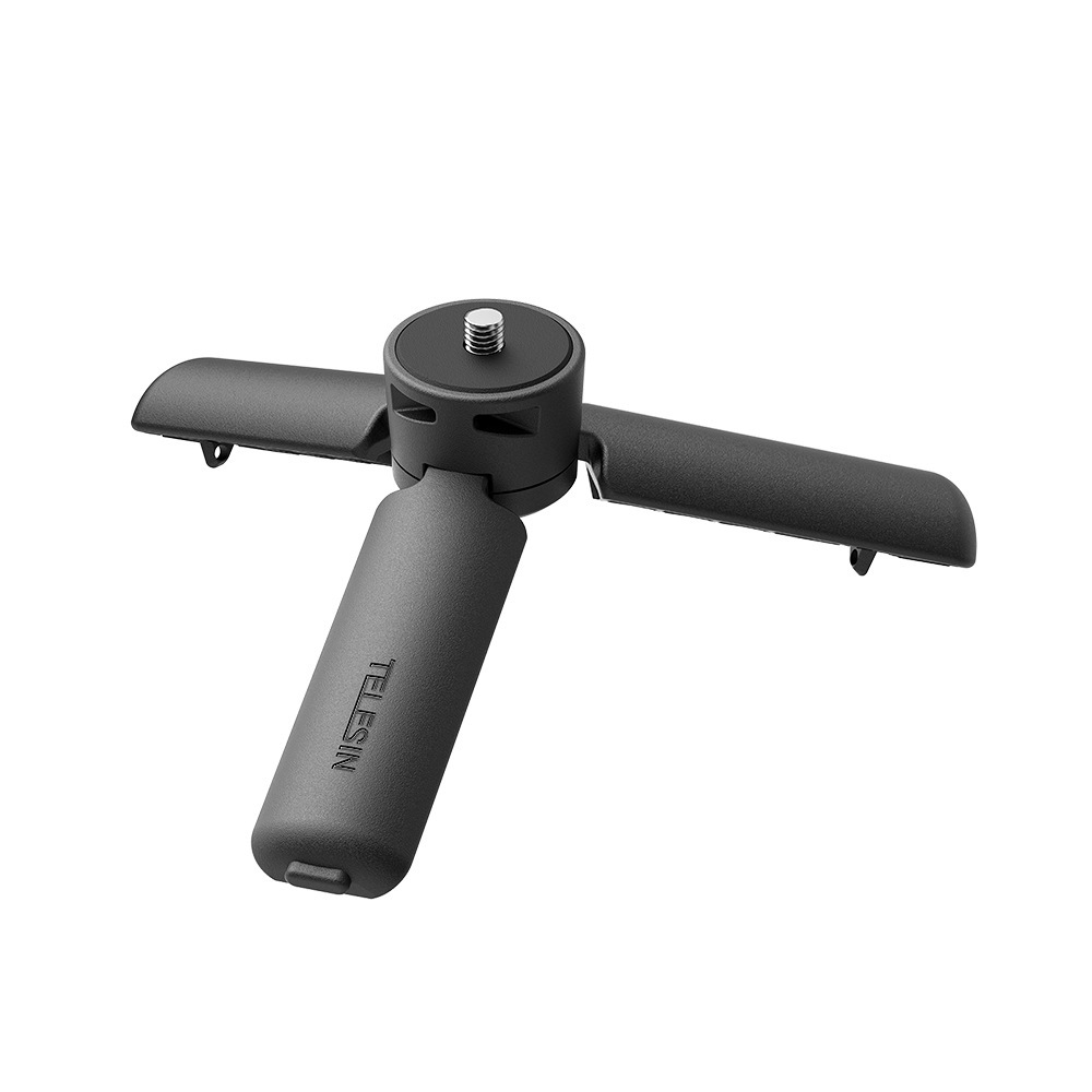 TELESIN 1/4 Interface Quick-Open Mini Desktop Tripod for Pocket 4/3 Mini Tripod Stand