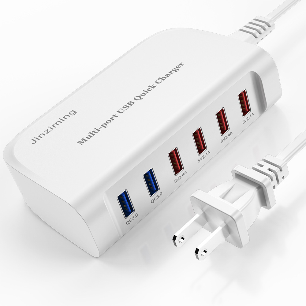 USB multi-port charger 6-port usb 3.0 fast charge 84W USB phone charger