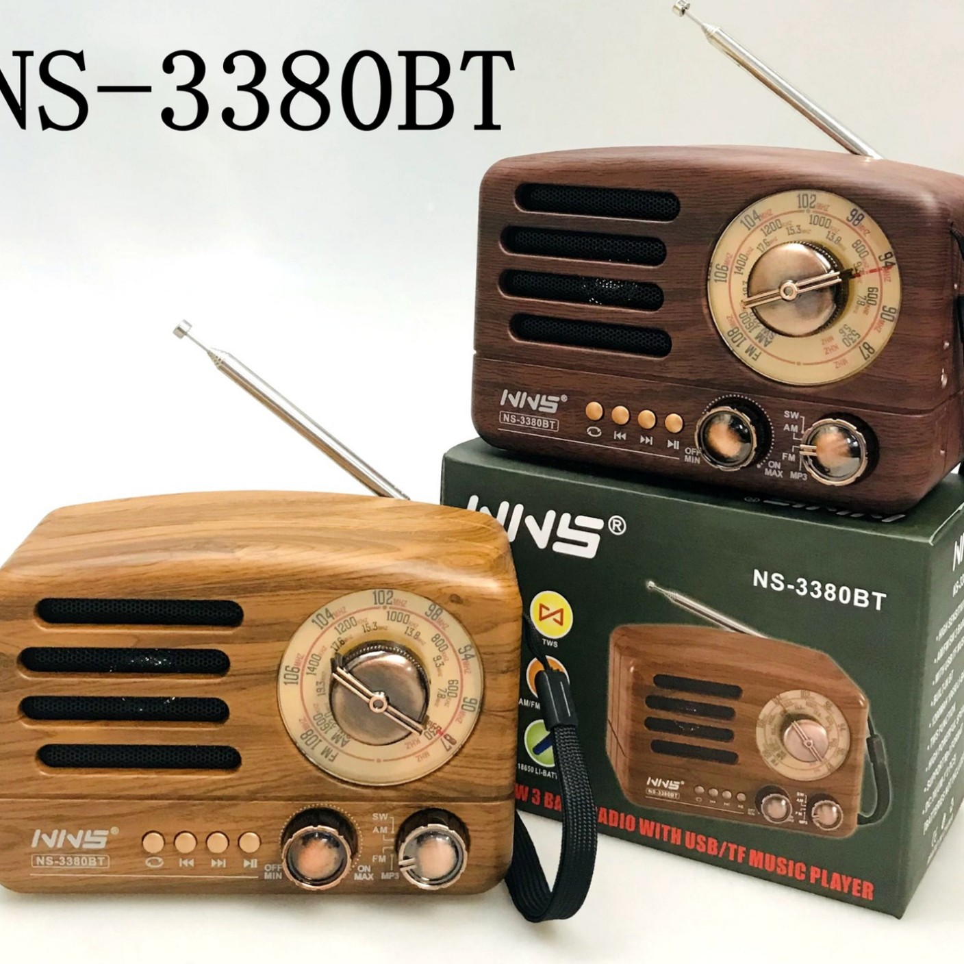 Old-Style Elderly Broadcast Desktop Full-Band Semiconductor Dedicated Charging Bluetooth Radio